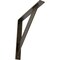 Ekena Millwork Traditional Steel Bracket, Antiqued Pale Gold 2"W x 16"D x 16"H BKTM02X16X16TRAPG - alternate 1